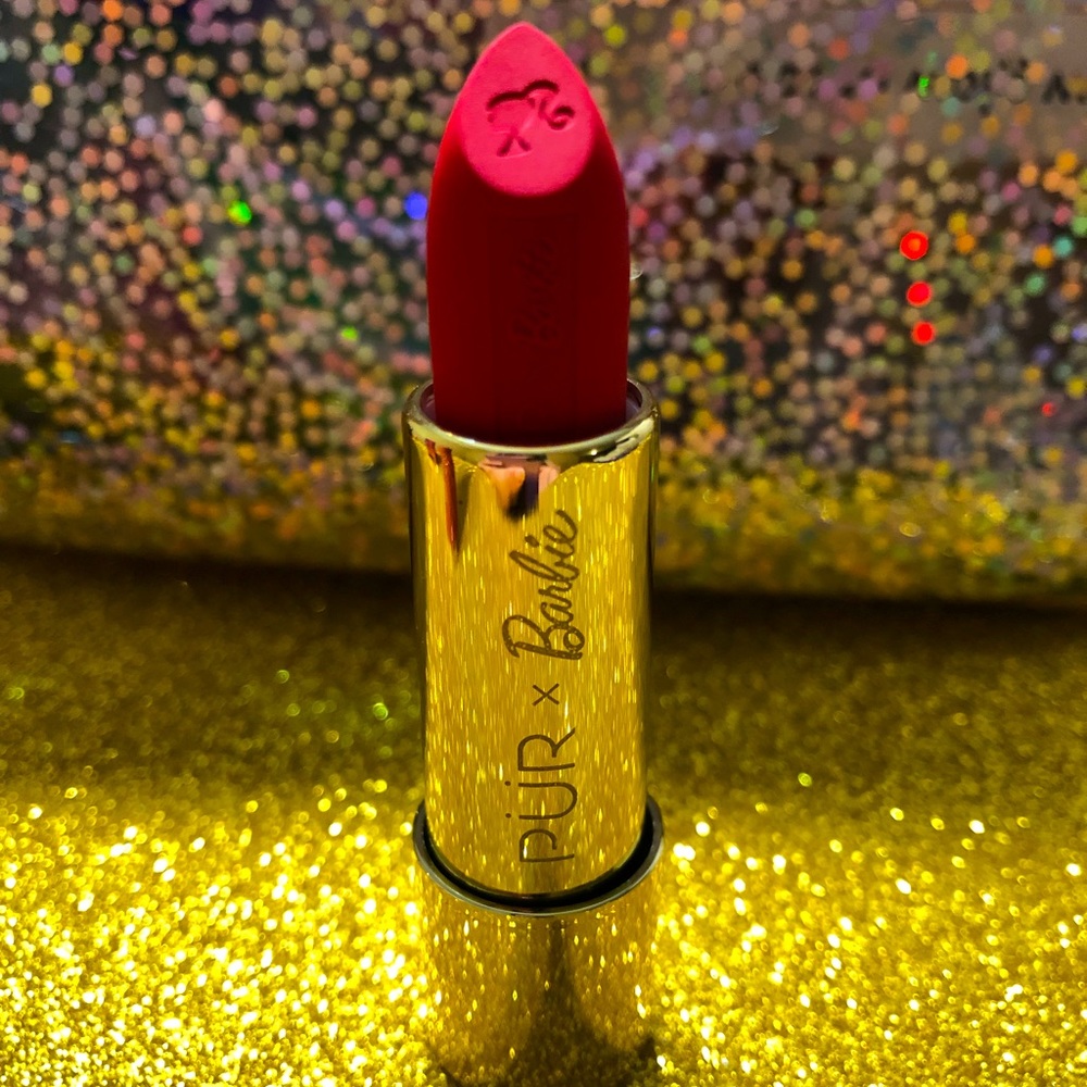 BNIB! PUR x Barbie Iconic Lips Semi- Matte Lipstick in CEO Red ππ - Picture 1 of 8